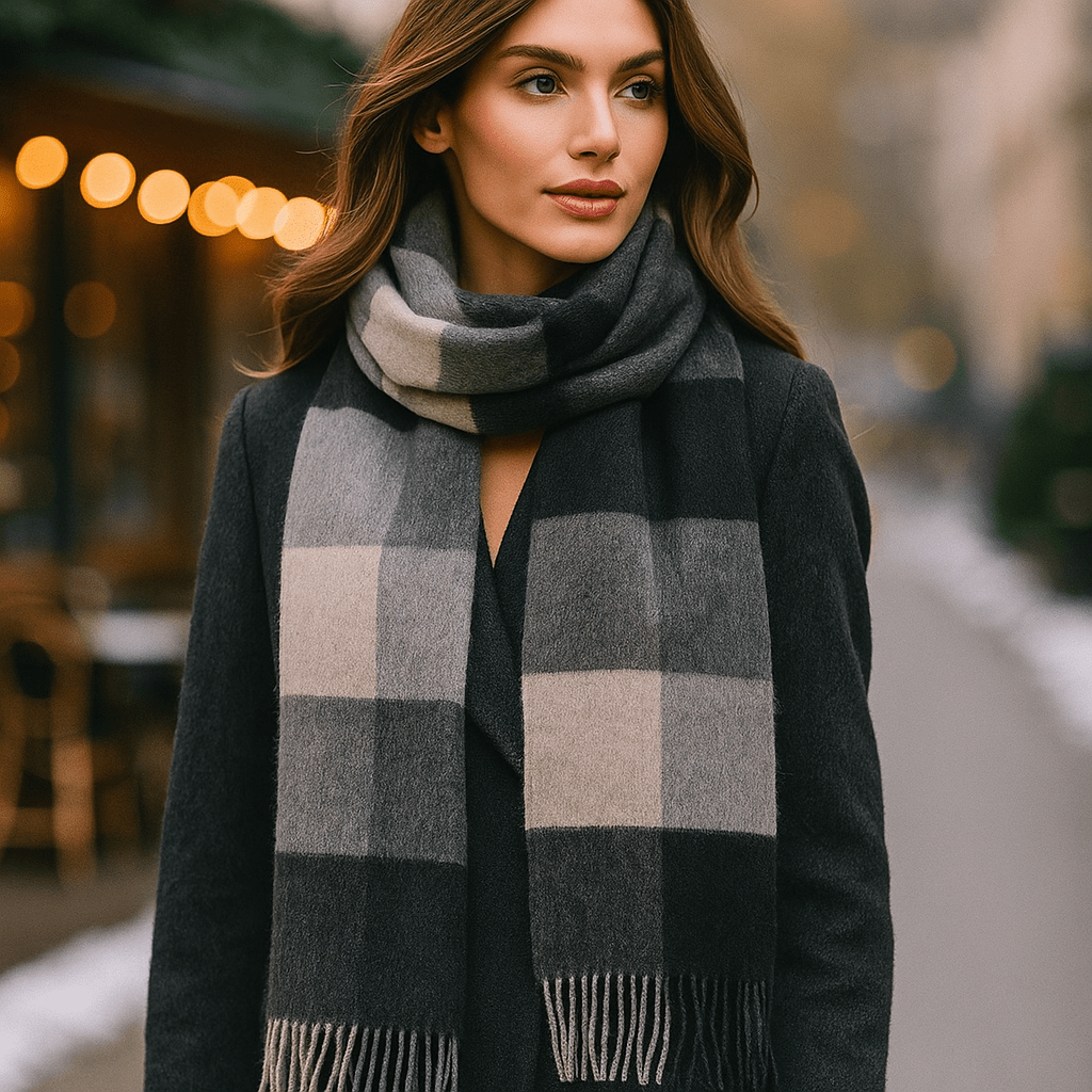Luxe Wol Sjaal – Warm, Zacht en Elegant voor de Winter