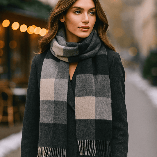 Luxe Wol Sjaal – Warm, Zacht en Elegant voor de Winter