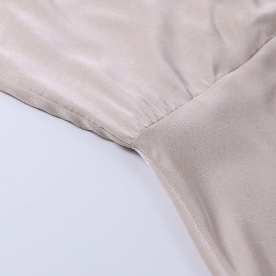 Luxe Maxi Zomerjurk Dames van Katoen met Verleidelijk Silhouet en V - Hals - Zova - Fashion