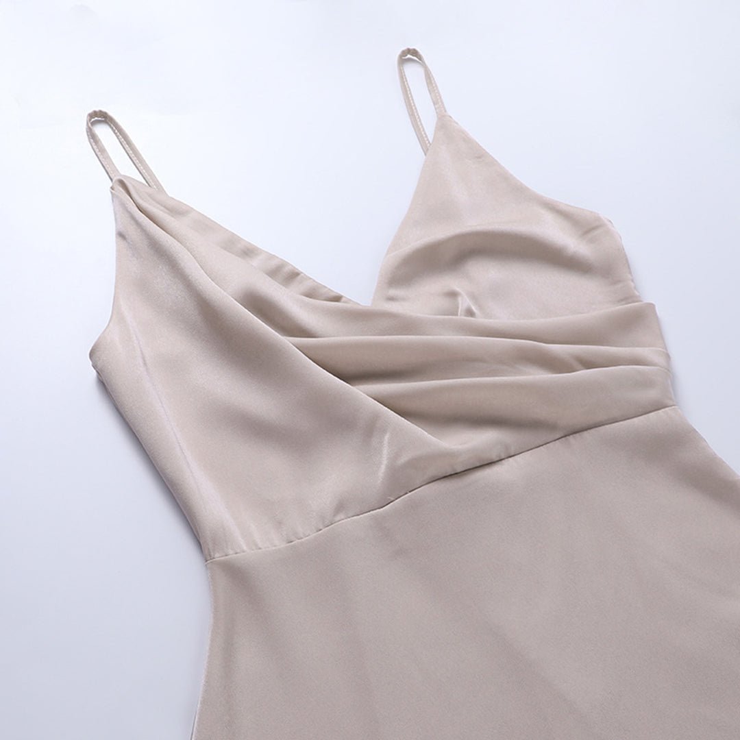 Luxe Maxi Zomerjurk Dames van Katoen met Verleidelijk Silhouet en V - Hals - Zova - Fashion
