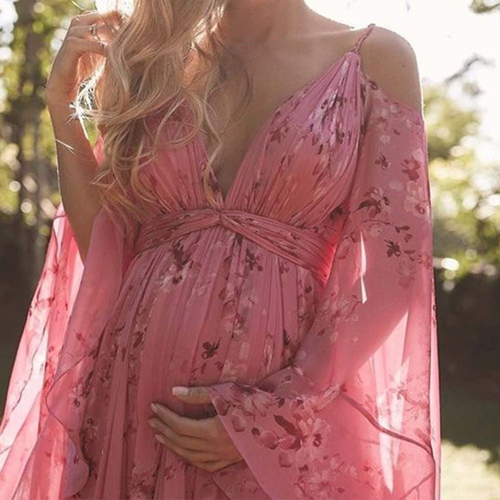 Maxi Zomerjurk Dames in Ademend Kanten Paisley Design met Vloeiende Pasvorm - ZovaFashion - Maxi Jurk
