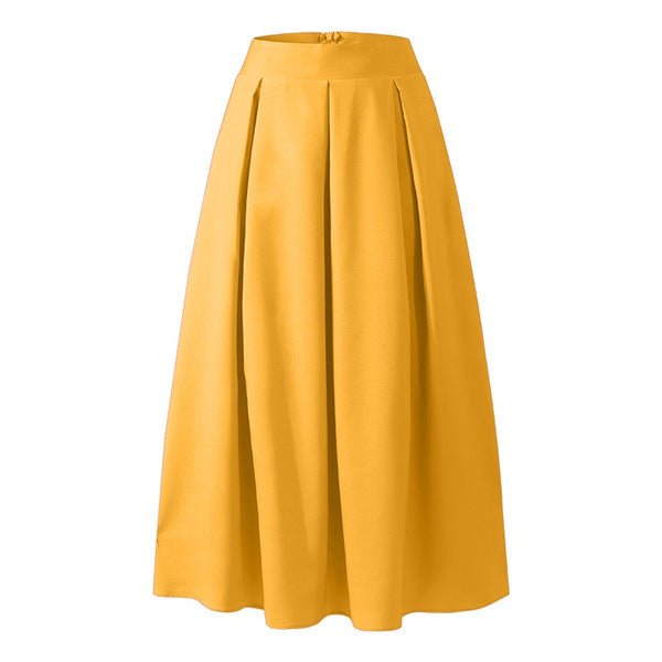 Maxi Zomerrok Dames - ALICE Elegante Hoge Taille Plissé Rok van Premium Stof - Zova - Fashion