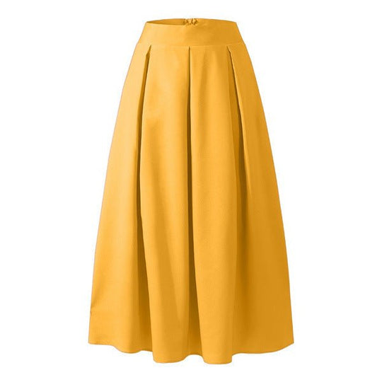 Maxi Zomerrok Dames - ALICE Elegante Hoge Taille Plissé Rok van Premium Stof - Zova - Fashion