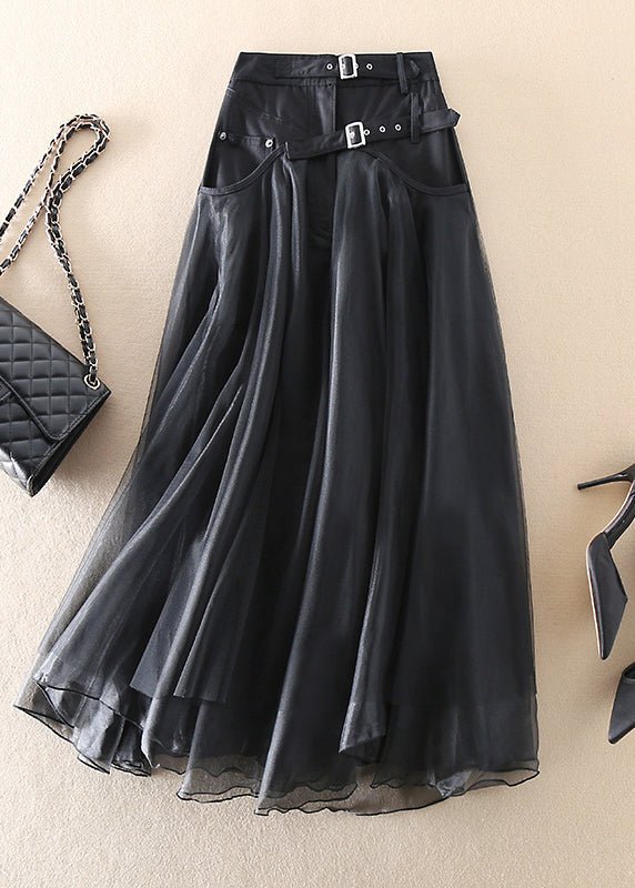 Maxi Zomerrok Dames van Mesh met Hoge Taille - Zova - Fashion