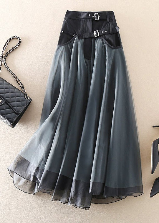 Maxi Zomerrok Dames van Mesh met Hoge Taille - Zova - Fashion