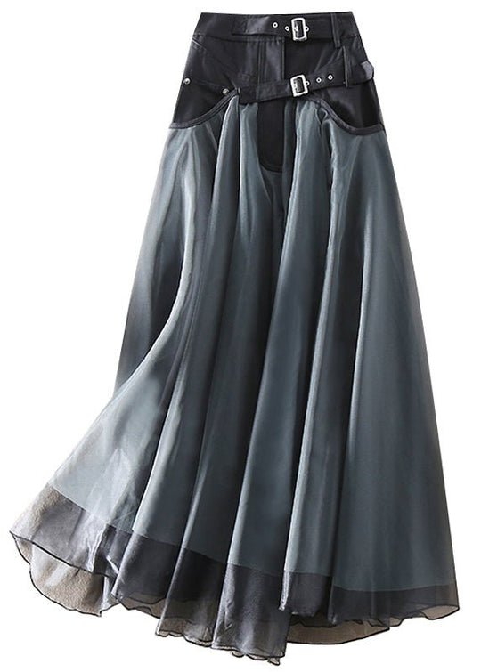 Maxi Zomerrok Dames van Mesh met Hoge Taille - Zova - Fashion