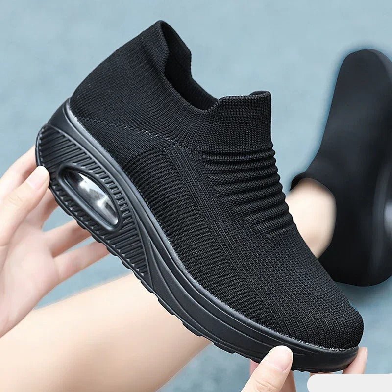 Mesh Slip - In Sneakers Dames met Chunky Zool en Ergonomische Pasvorm - ZovaFashion - Schoenen Dames