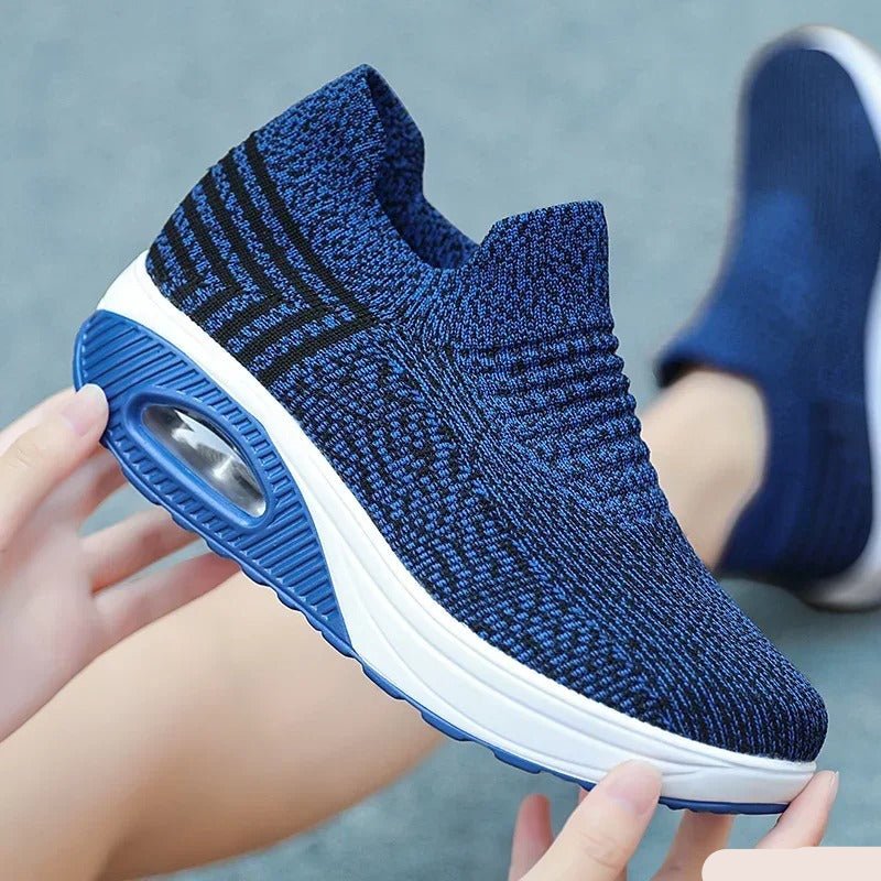 Mesh Slip - In Sneakers Dames met Chunky Zool en Ergonomische Pasvorm - ZovaFashion - Schoenen Dames
