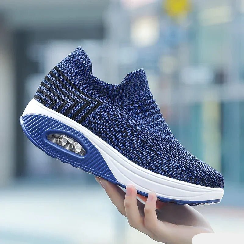Mesh Slip - In Sneakers Dames met Chunky Zool en Ergonomische Pasvorm - ZovaFashion - Schoenen Dames