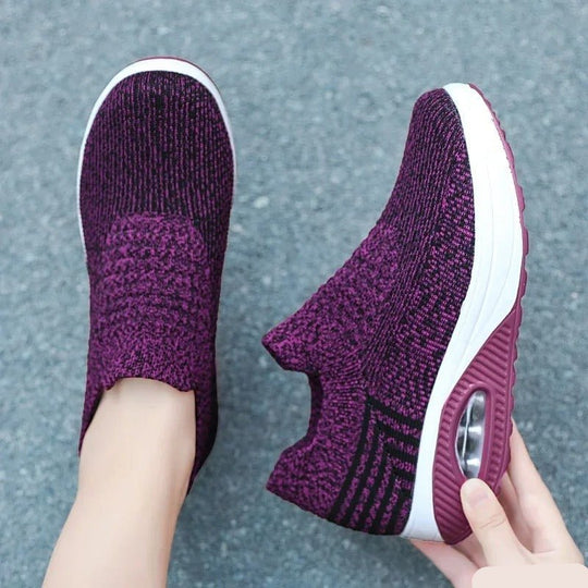 Mesh Slip - In Sneakers Dames met Chunky Zool en Ergonomische Pasvorm - ZovaFashion - Schoenen Dames