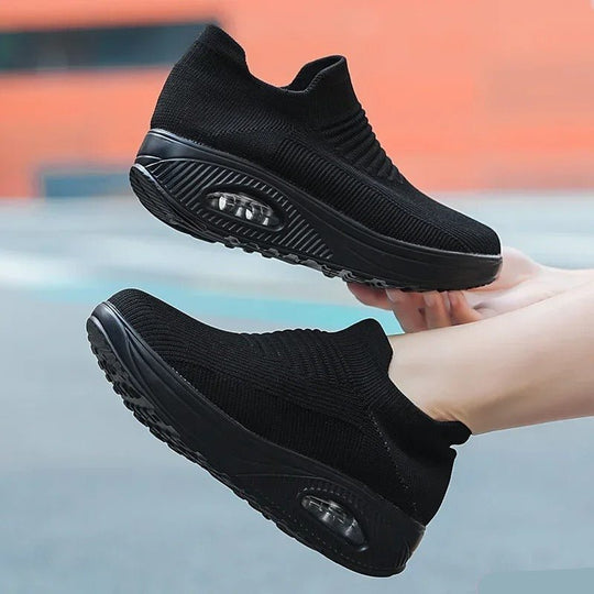 Mesh Slip - In Sneakers Dames met Chunky Zool en Ergonomische Pasvorm - ZovaFashion - Schoenen Dames