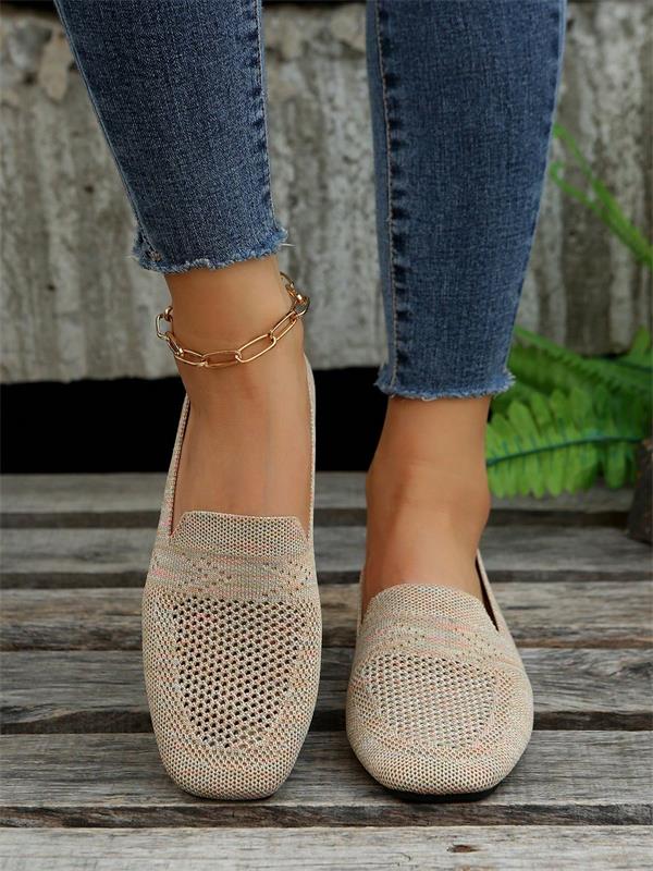 Mesh Sneakers Dames met Ronde Neus en Slip - On Design - ZovaFashion - Schoenen Dames