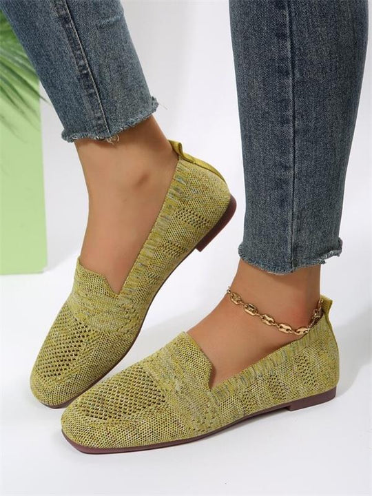 Mesh Sneakers Dames met Ronde Neus en Slip - On Design - ZovaFashion - Schoenen Dames