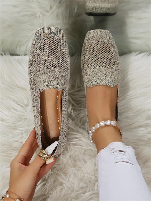 Mesh Sneakers Dames met Ronde Neus en Slip - On Design - ZovaFashion - Schoenen Dames