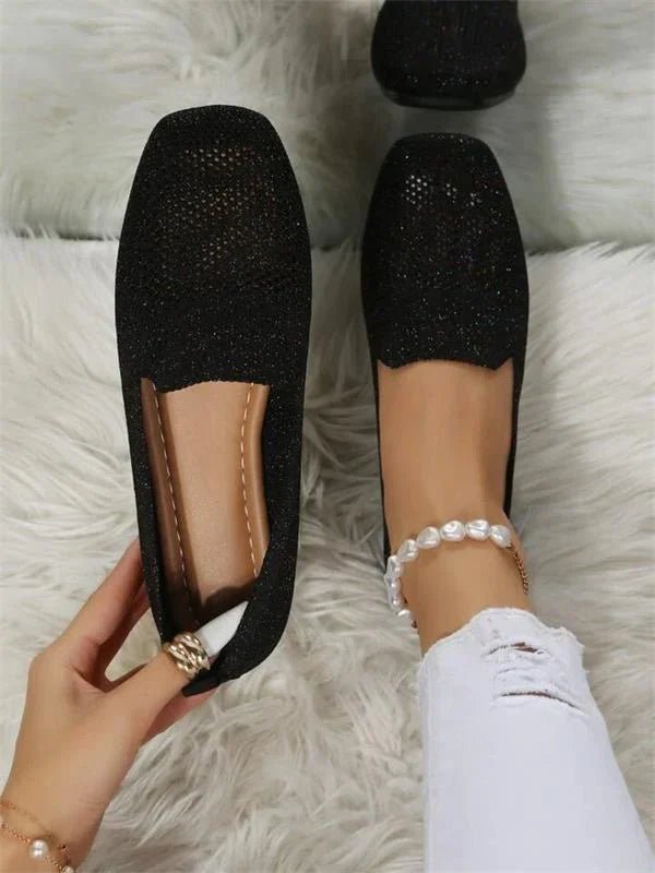 Mesh Sneakers Dames met Ronde Neus en Slip - On Design - ZovaFashion - Schoenen Dames