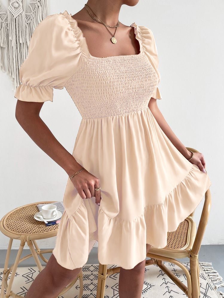 Midi Zomerjurk Dames met Fringe Details en Relaxed Fit in Lichtgewicht Stof - Zova - Fashion