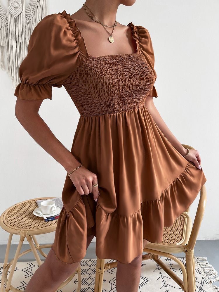 Midi Zomerjurk Dames met Fringe Details en Relaxed Fit in Lichtgewicht Stof - Zova - Fashion