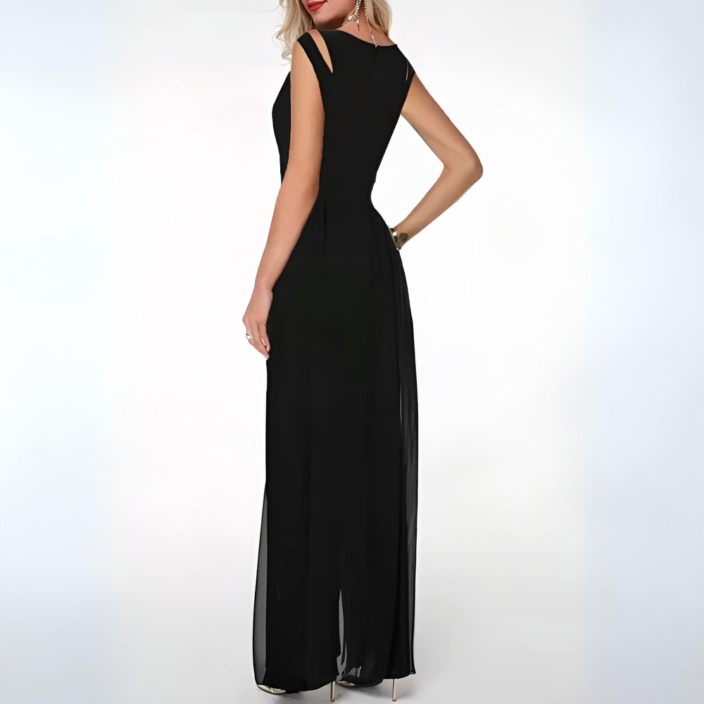 Midi Zomerjurk Dames van Ademend Katoen met Flatterende Pasvorm en Mouwloos Design - ZovaFashion - Midi Jurken