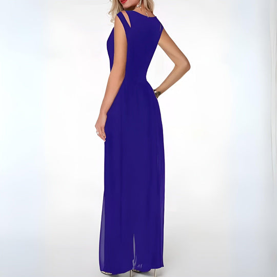 Midi Zomerjurk Dames van Ademend Katoen met Flatterende Pasvorm en Mouwloos Design - ZovaFashion - Midi Jurken