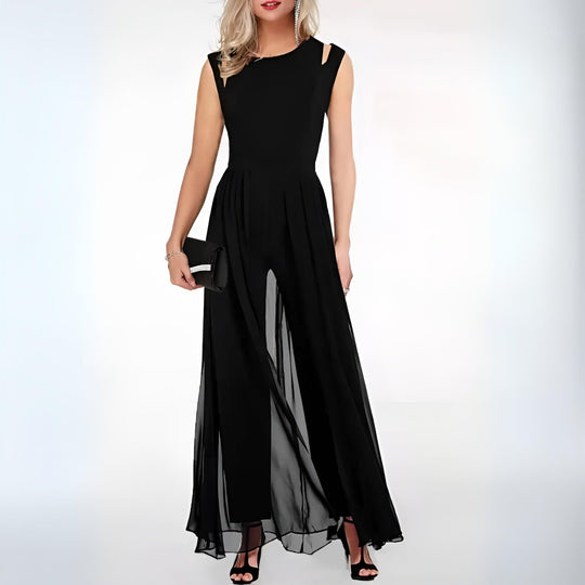 Midi Zomerjurk Dames van Ademend Katoen met Flatterende Pasvorm en Mouwloos Design - ZovaFashion - Midi Jurken
