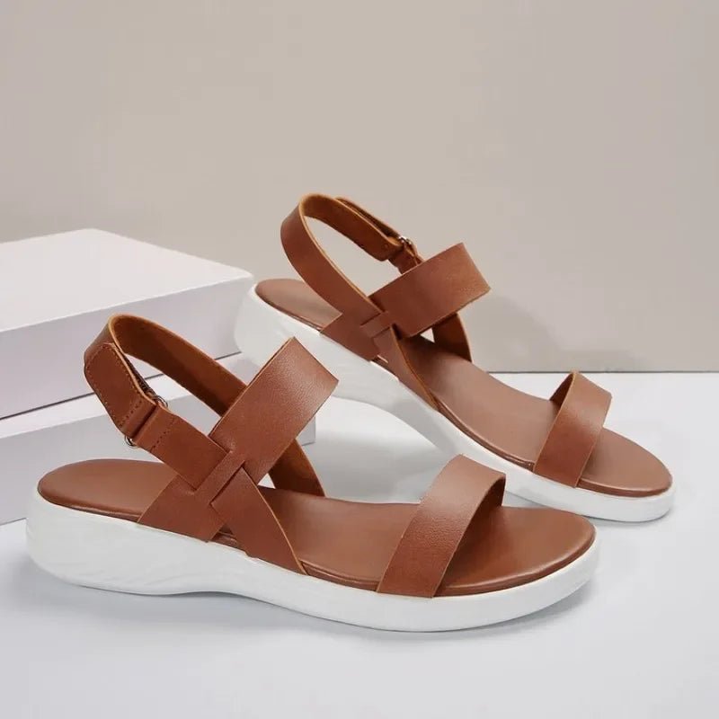 Orthopedische Sandalen Dames met Elastische Bandjes en Non - Slip Zolen - ZovaFashion - Sandalen Dames