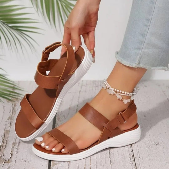 Orthopedische Sandalen Dames met Elastische Bandjes en Non - Slip Zolen - ZovaFashion - Sandalen Dames
