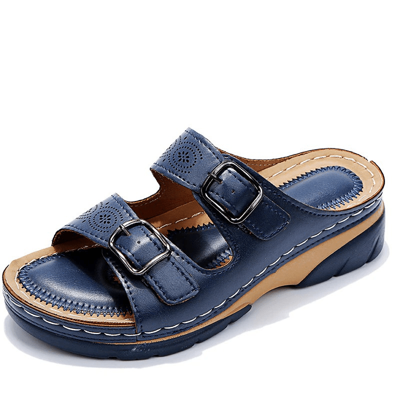 Orthopedische Sandalen Dames met Verstelbare Bandjes en Synthetisch Materiaal - ZovaFashion - Sandalen Dames
