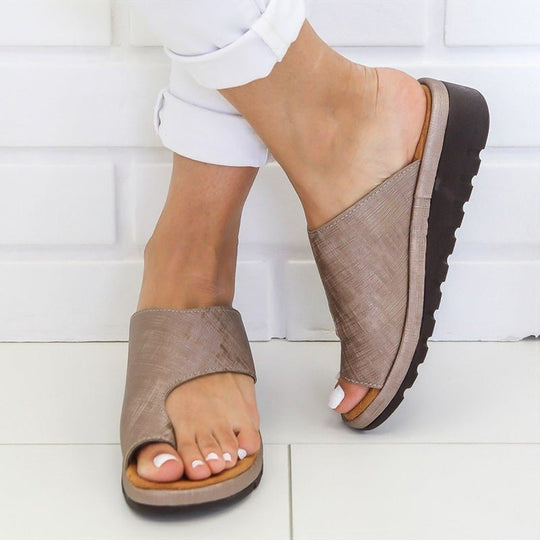 Orthopedische Sandalen Dames van Leer met Verstelbare Bandjes en Anatomisch Voetbed - Zova - Fashion