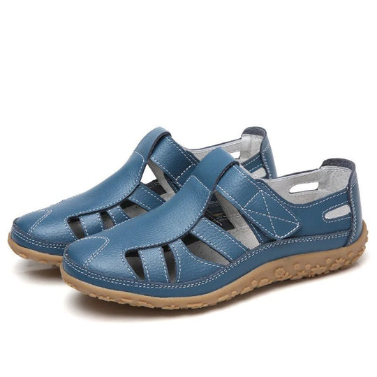 Orthopedische Sandalen Dames van Leer met Verstelbare Bandjes en Anti - Slip Zool - Zova - Fashion