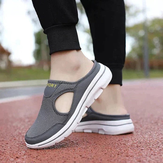 Orthopedische Sandalen Dames van Mesh met Verstelbare Bandjes en Massage Inlegzool - ZovaFashion - Sandalen Dames