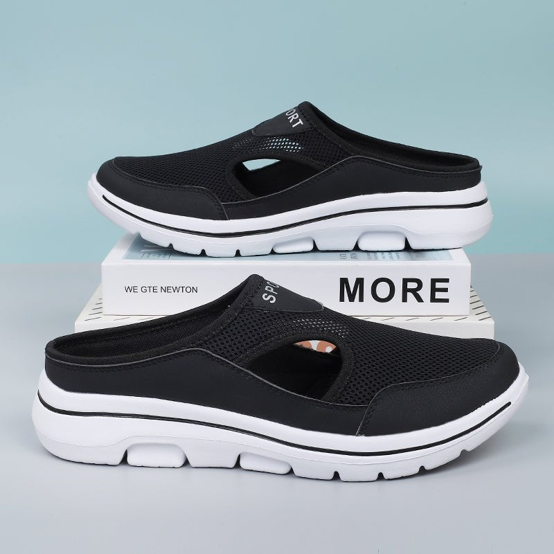 Orthopedische Sandalen Dames van Mesh met Verstelbare Bandjes en Massage Inlegzool - ZovaFashion - Sandalen Dames