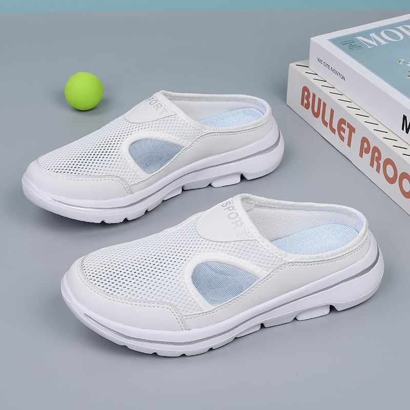 Orthopedische Sandalen Dames van Mesh met Verstelbare Bandjes en Massage Inlegzool - ZovaFashion - Sandalen Dames