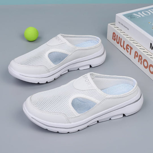 Orthopedische Sandalen Dames van Mesh met Verstelbare Bandjes en Massage Inlegzool - ZovaFashion - Sandalen Dames