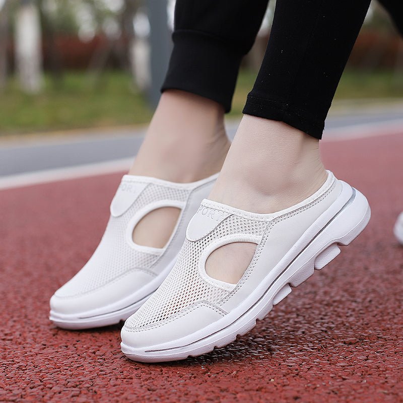 Orthopedische Sandalen Dames van Mesh met Verstelbare Bandjes en Massage Inlegzool - ZovaFashion - Sandalen Dames