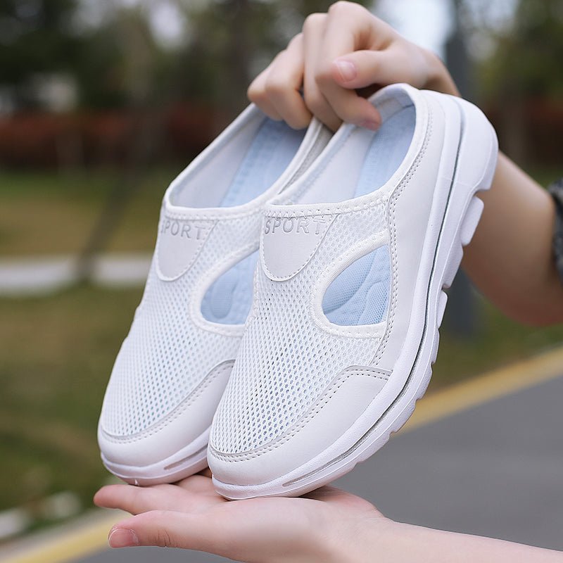 Orthopedische Sandalen Dames van Mesh met Verstelbare Bandjes en Massage Inlegzool - ZovaFashion - Sandalen Dames