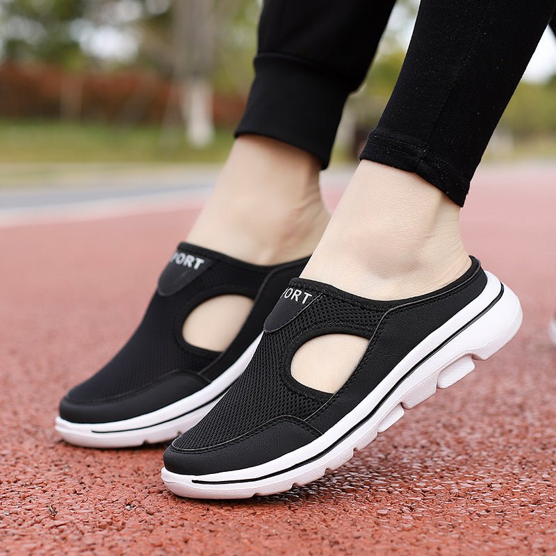 Orthopedische Sandalen Dames van Mesh met Verstelbare Bandjes en Massage Inlegzool - ZovaFashion - Sandalen Dames