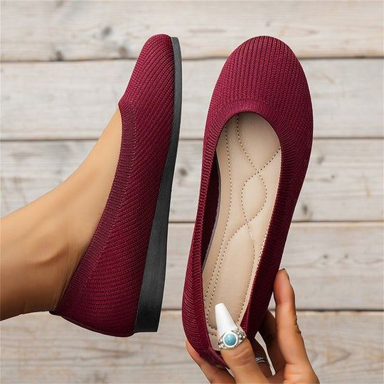 Orthopedische Schoenen Dames van Gebreid Materiaal met Hyperstretch en Schokdemping - ZovaFashion - Schoenen Dames
