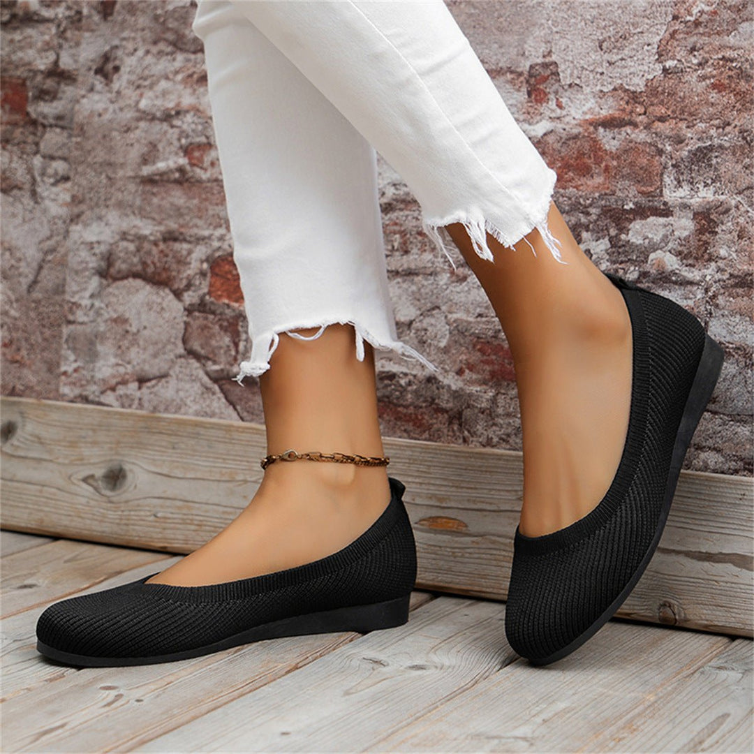 Orthopedische Schoenen Dames van Gebreid Materiaal met Hyperstretch en Schokdemping - ZovaFashion - Schoenen Dames