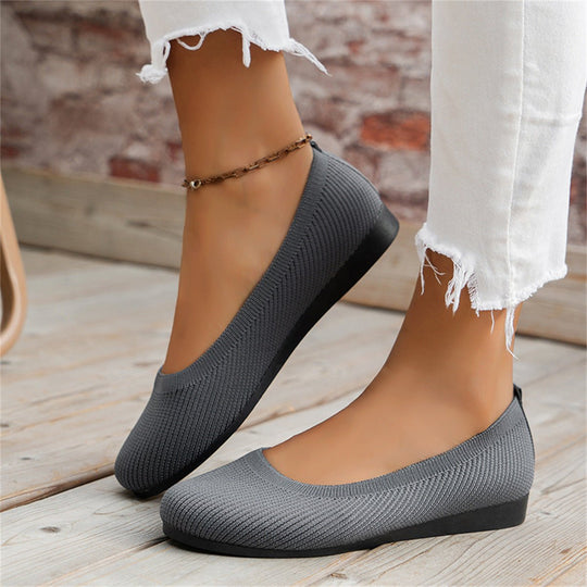 Orthopedische Schoenen Dames van Gebreid Materiaal met Hyperstretch en Schokdemping - ZovaFashion - Schoenen Dames