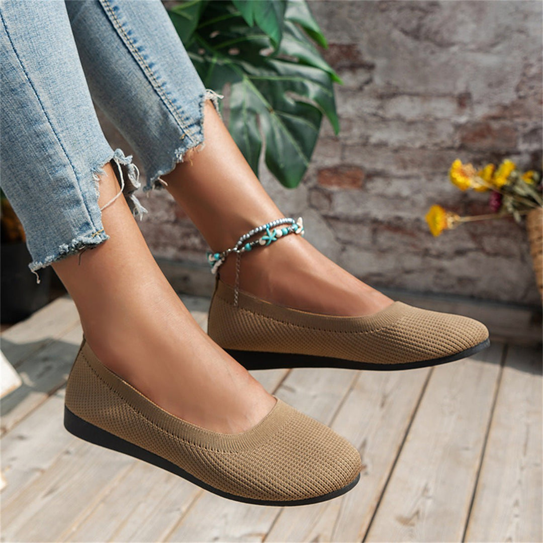 Orthopedische Schoenen Dames van Gebreid Materiaal met Hyperstretch en Schokdemping - ZovaFashion - Schoenen Dames