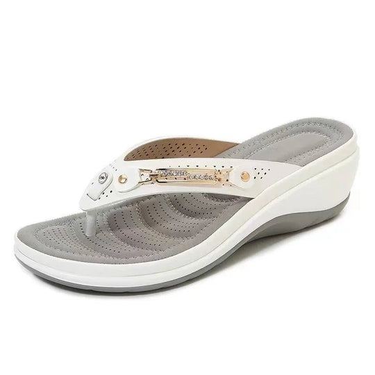 Orthopedische Slippers Dames met Schokabsorberende Zolen en Verstelbare Bandjes - Zova - Fashion