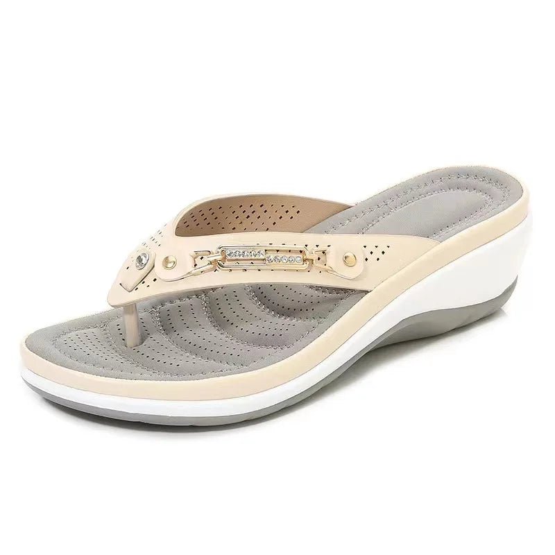 Orthopedische Slippers Dames met Schokabsorberende Zolen en Verstelbare Bandjes - Zova - Fashion