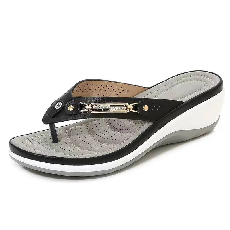 Orthopedische Slippers Dames met Schokabsorberende Zolen en Verstelbare Bandjes - Zova - Fashion