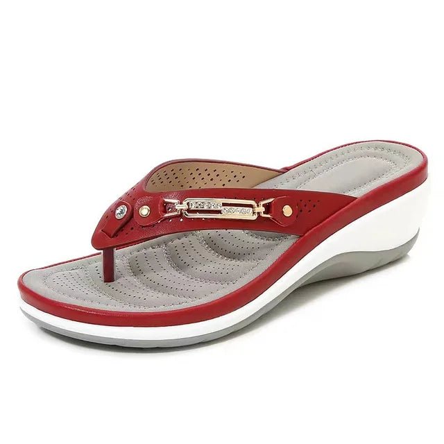 Orthopedische Slippers Dames met Schokabsorberende Zolen en Verstelbare Bandjes - Zova - Fashion