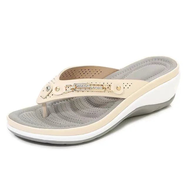 Orthopedische Slippers Dames met Schokabsorberende Zolen en Verstelbare Bandjes - Zova - Fashion