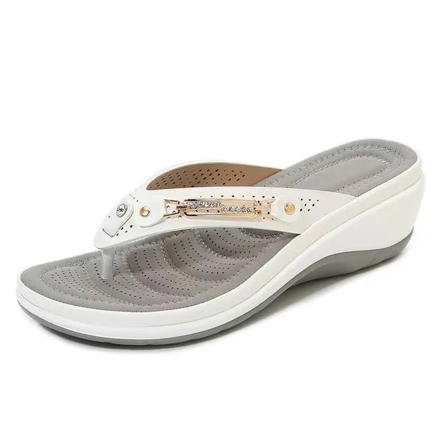 Orthopedische Slippers Dames met Schokabsorberende Zolen en Verstelbare Bandjes - Zova - Fashion