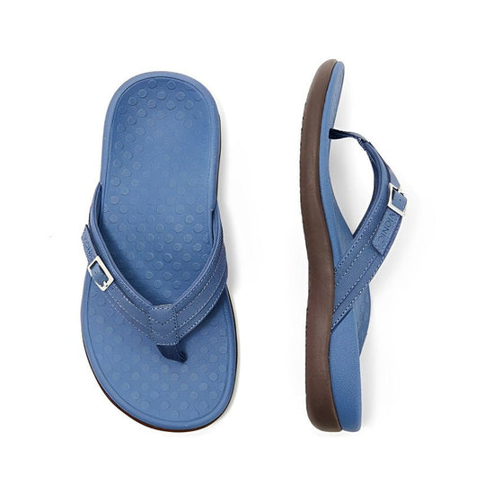 Orthopedische Slippers Dames van Leer met Verstelbare Bandjes The Kate orthopedic summer sandals offer exceptional comfort and support for warm days. Designed with a cushioned sole and ergonomic fit, they ensure all - day ease. The breathable materials and - Zova - Fashion