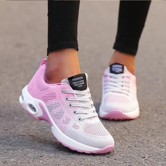 Orthopedische Sneakers Dames met Ademend Materiaal en Uitneembare Binnenzool - ZovaFashion - Schoenen Dames