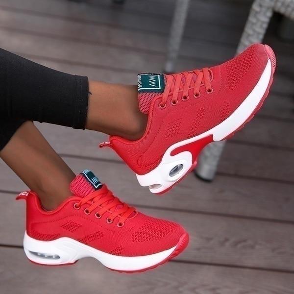 Orthopedische Sneakers Dames met Ademend Materiaal en Uitneembare Binnenzool - ZovaFashion - Schoenen Dames