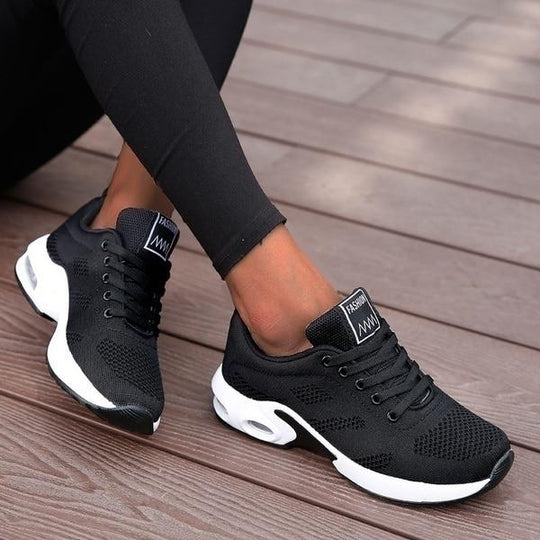 Orthopedische Sneakers Dames met Ademend Materiaal en Uitneembare Binnenzool - ZovaFashion - Schoenen Dames